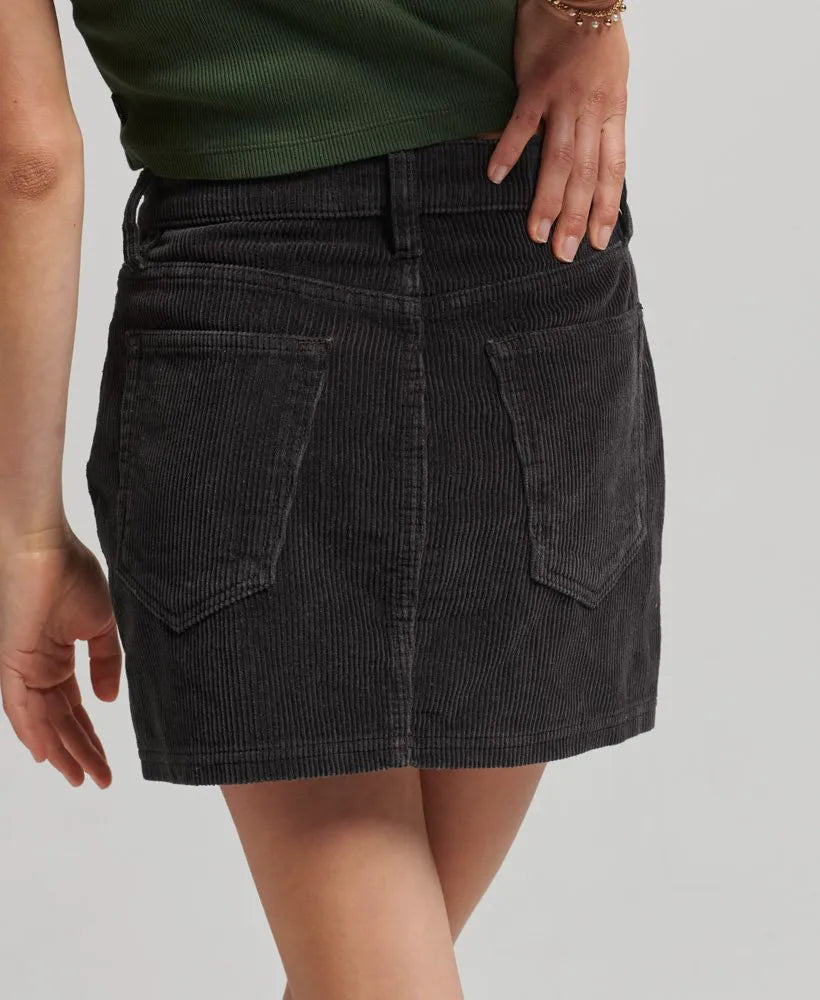 Cord Mini Skirt