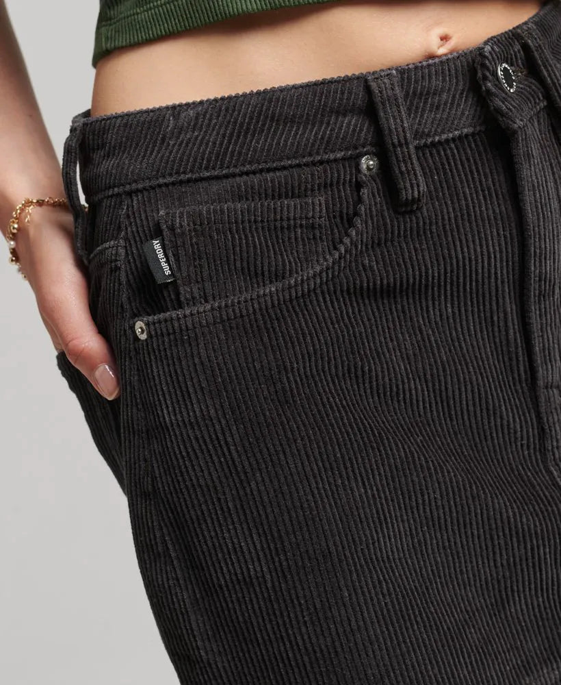 Cord Mini Skirt