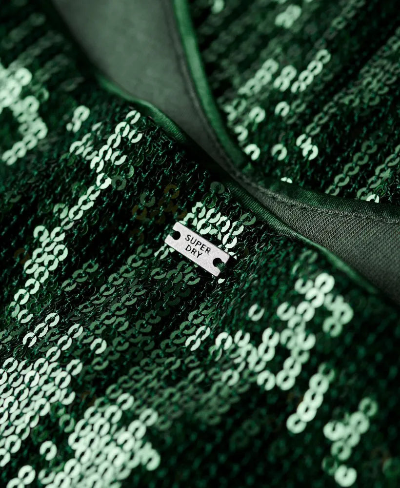 Party Green Sequin