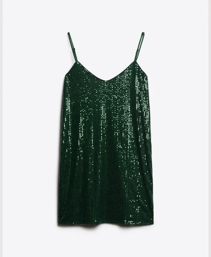 Party Green Sequin