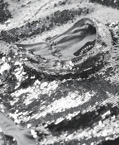 Sequin Shift Mini Dress