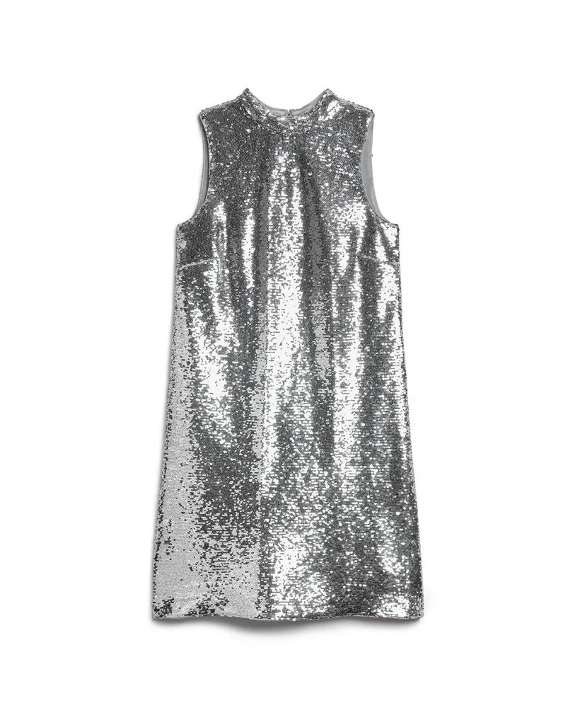 Sequin Shift Mini Dress