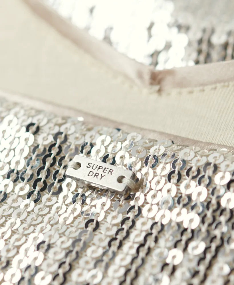 SILVER SEQUIN
