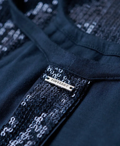 Navy Sequin