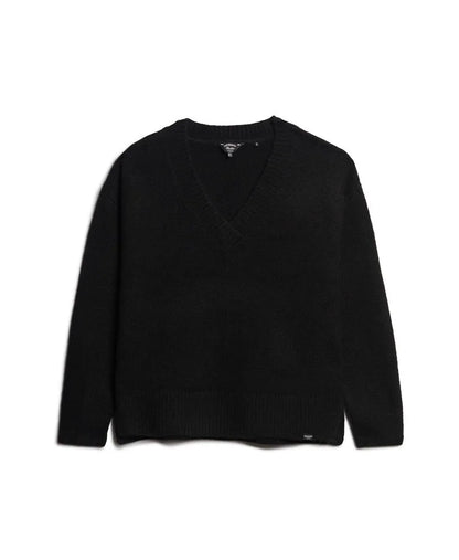 Oversized V Neck Jumper