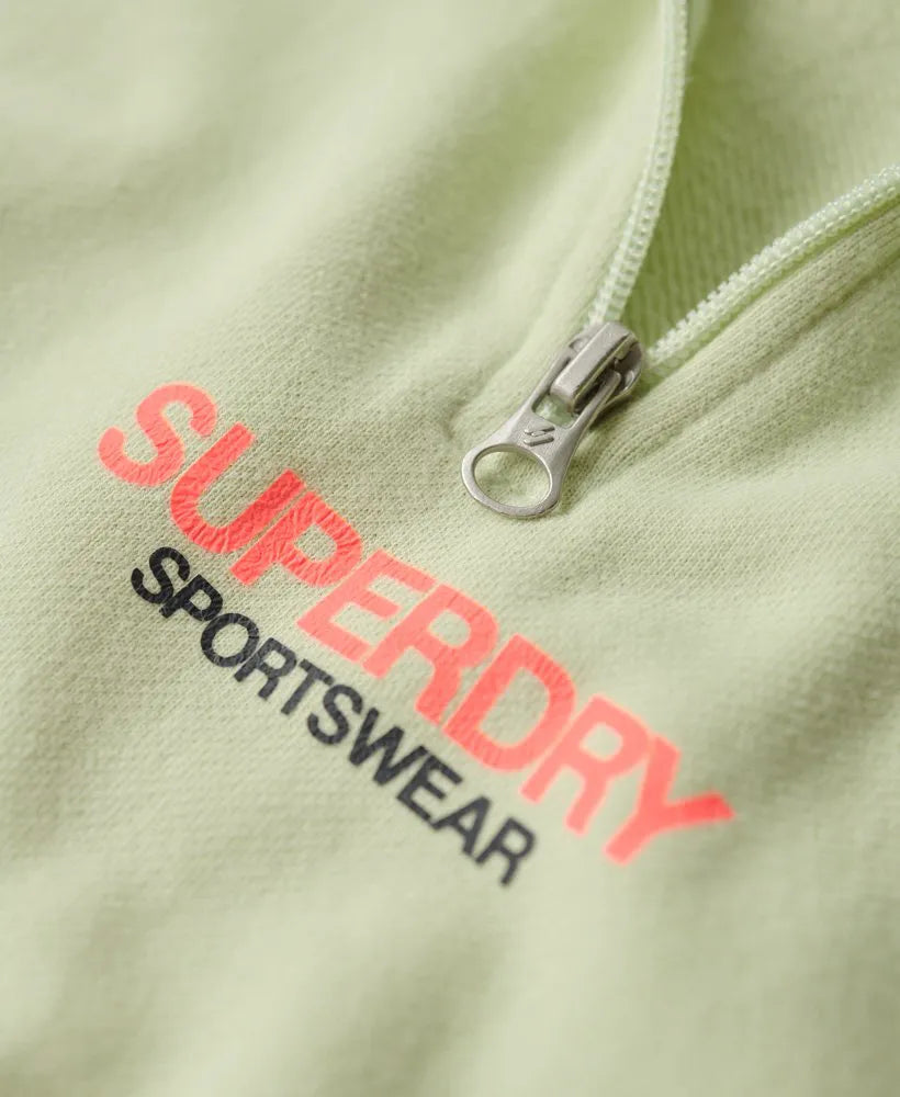Sportswear Logo Boxy Half Zip Sweatshirt