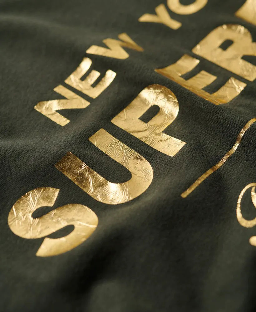 Luxe Metallic Logo T-Shirt