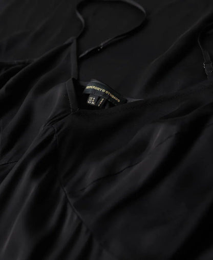 Satin Cami Midi Dress