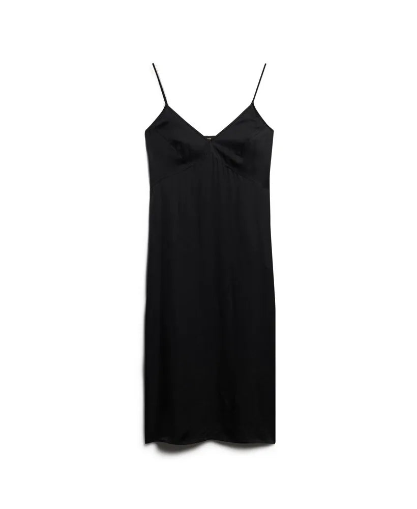 Satin Cami Midi Dress