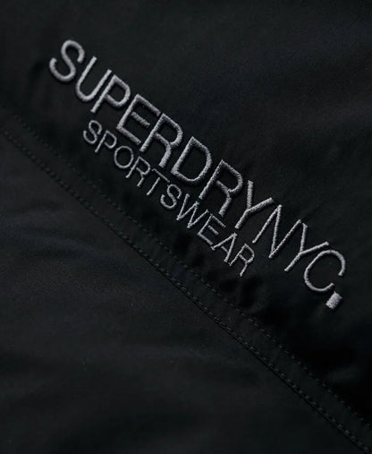 City Chevron Padded Parka Coat