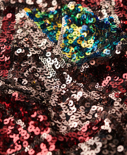 Sequin Halter Midi Dress