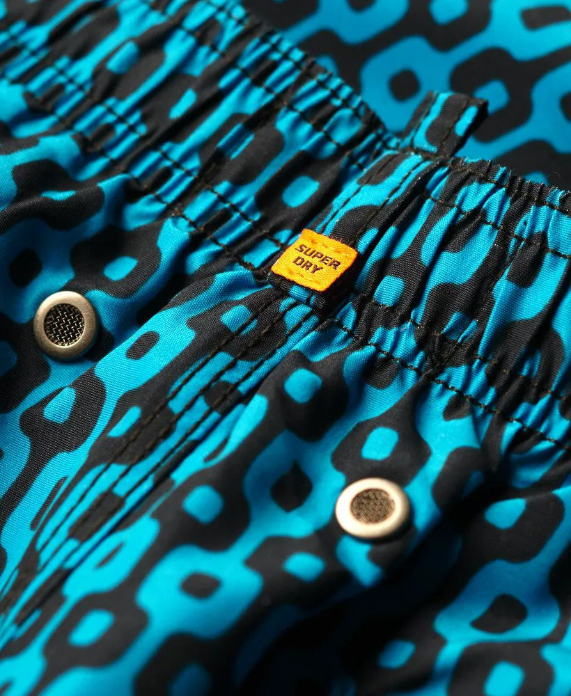 Navy Geo Print