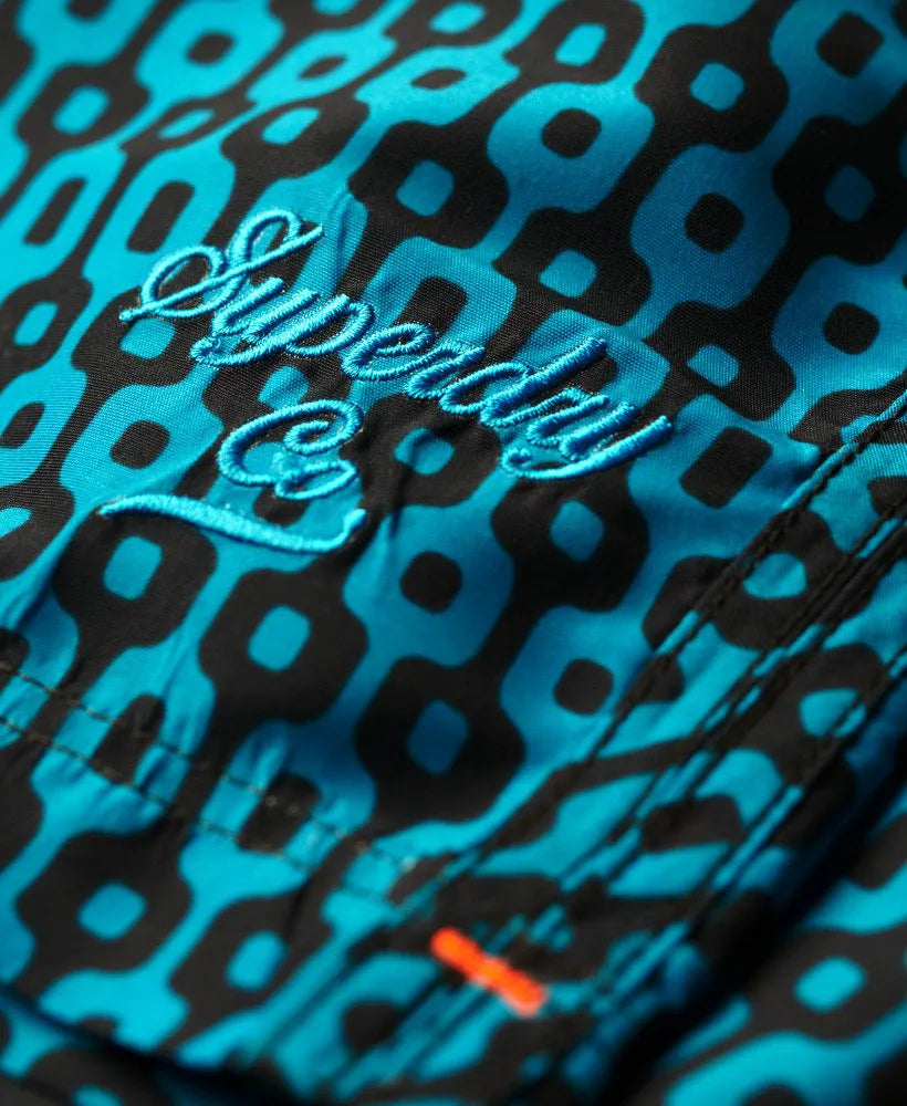 Navy Geo Print