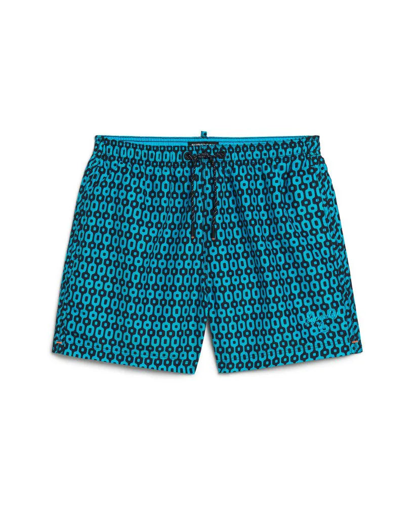Navy Geo Print