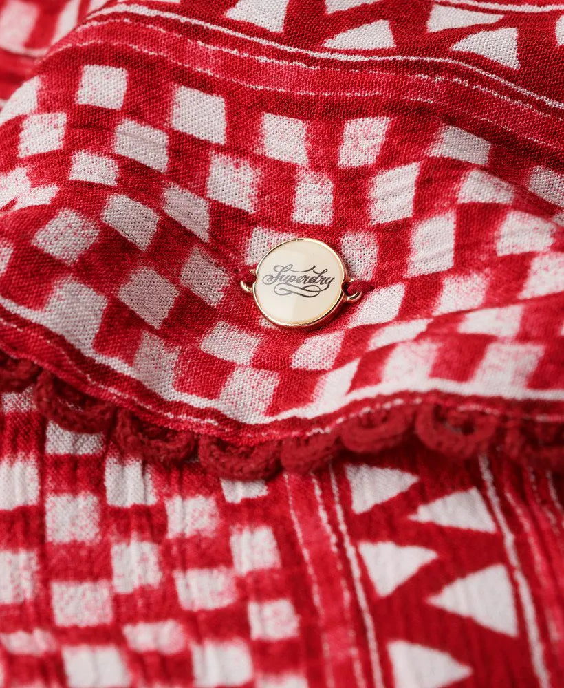 Shibori Layer Red