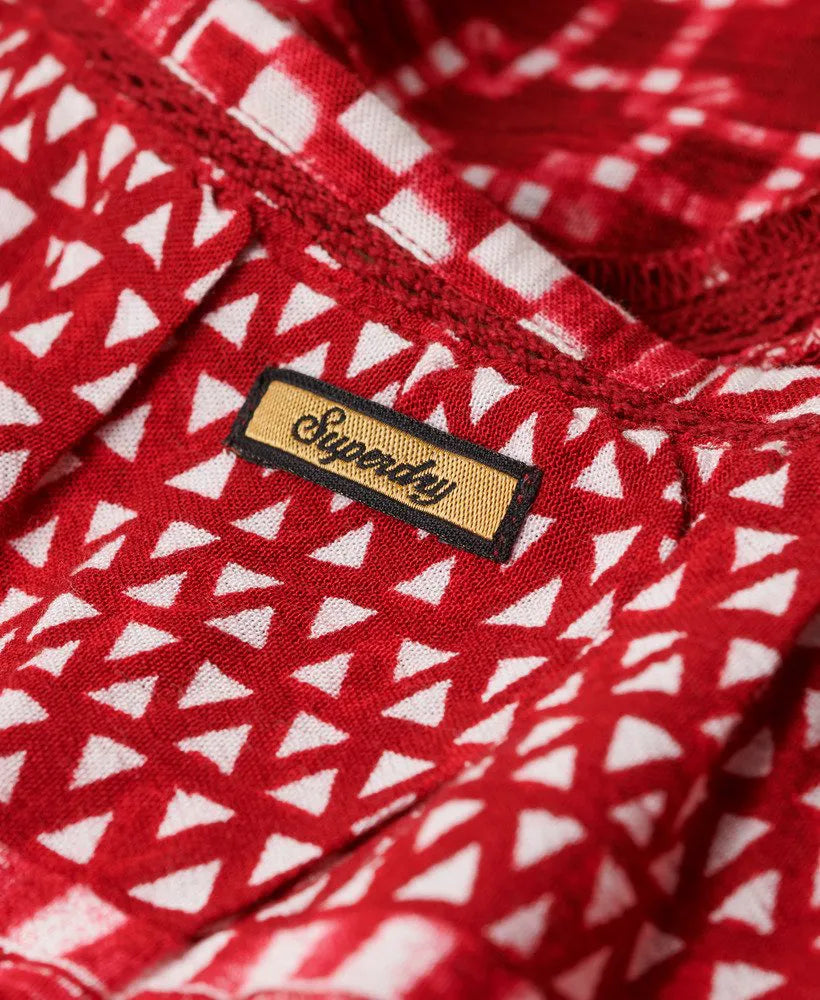 Shibori Layer Red