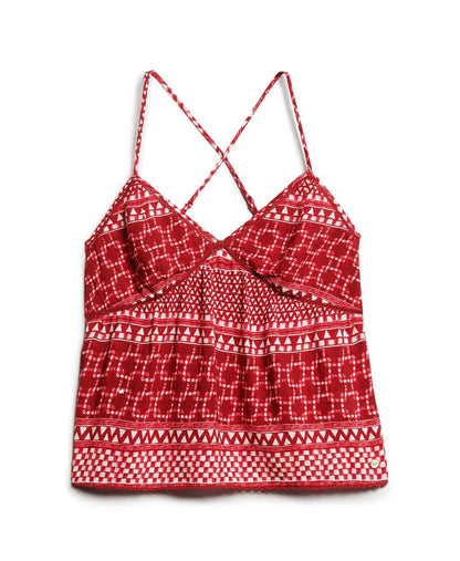 Shibori Layer Red