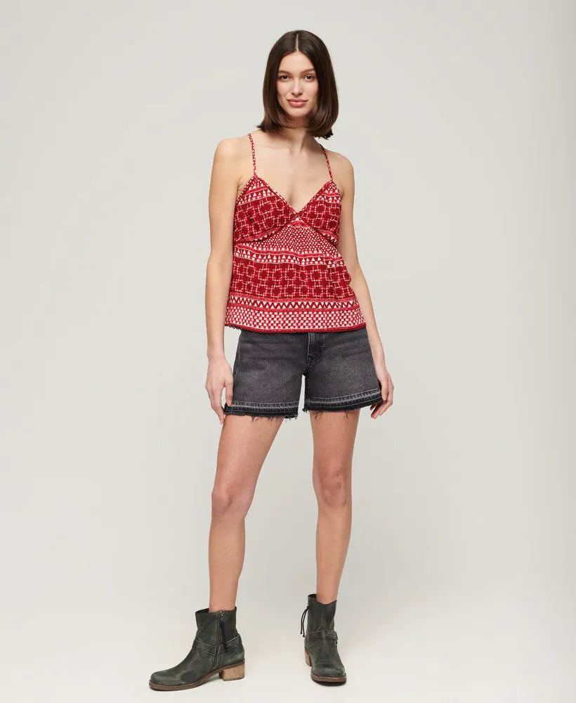 Shibori Layer Red