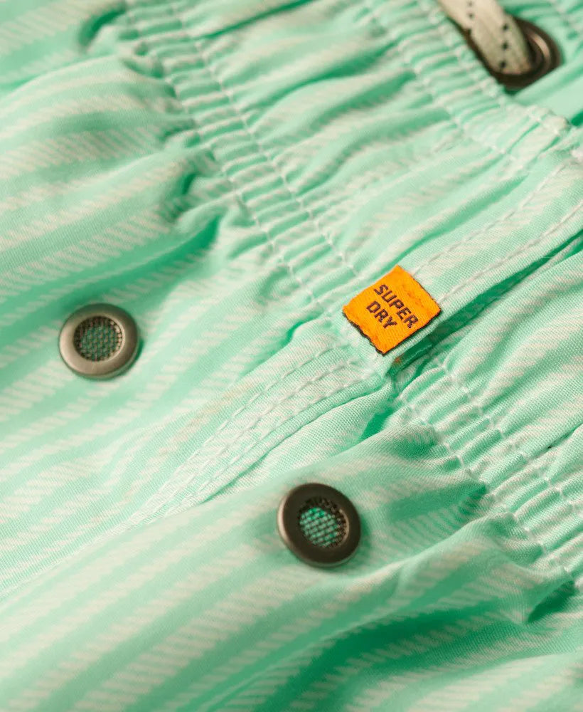 Mint Stripe Print