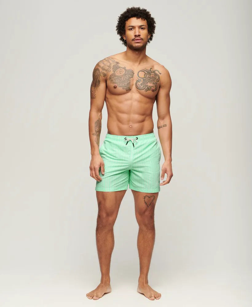Mint Stripe Print