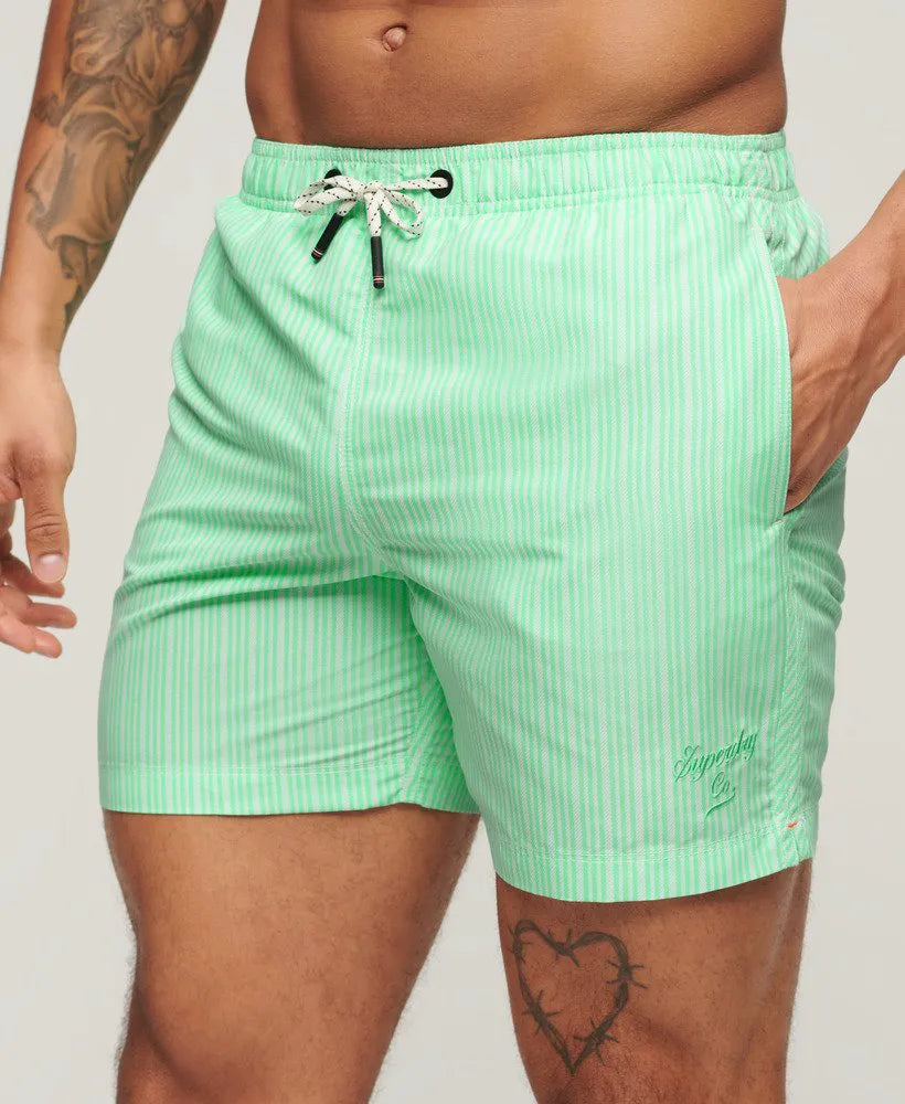 Mint Stripe Print