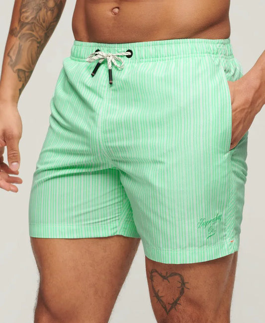 Mint Stripe Print