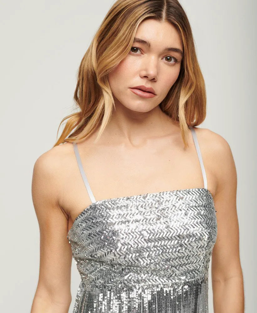 Fringe Cami Mini Dress