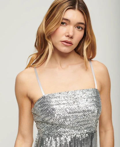 Fringe Cami Mini Dress