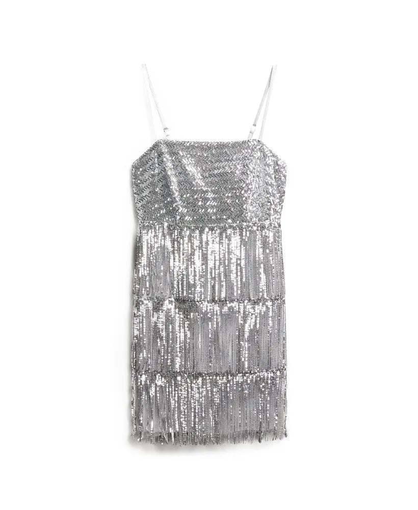 Fringe Cami Mini Dress