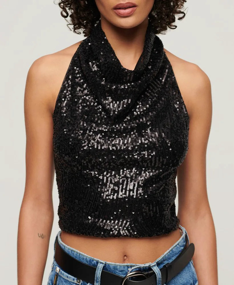 Black Angle Sequins
