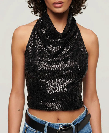 Black Angle Sequins