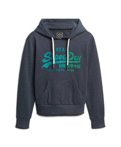 Tonal Vintage Logo Graphic Hoodie