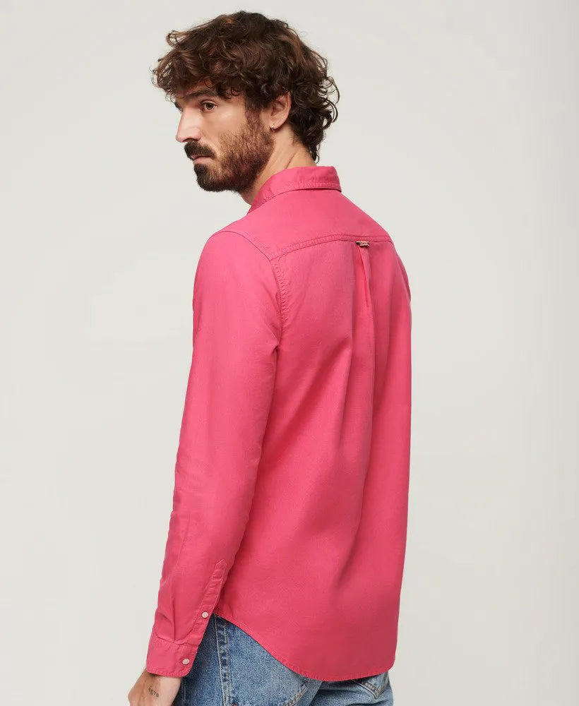 Overdyed Organic Cotton Long Sleeve Shirt
