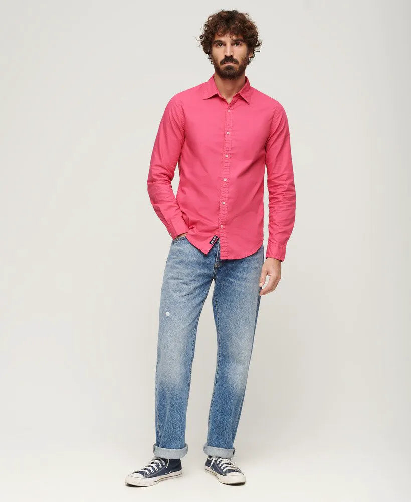Overdyed Organic Cotton Long Sleeve Shirt