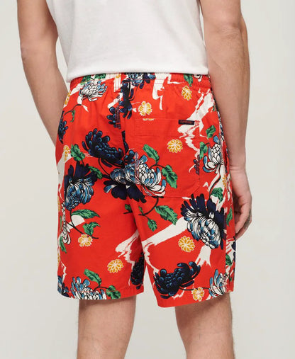 Aya Burnt Orange Floral