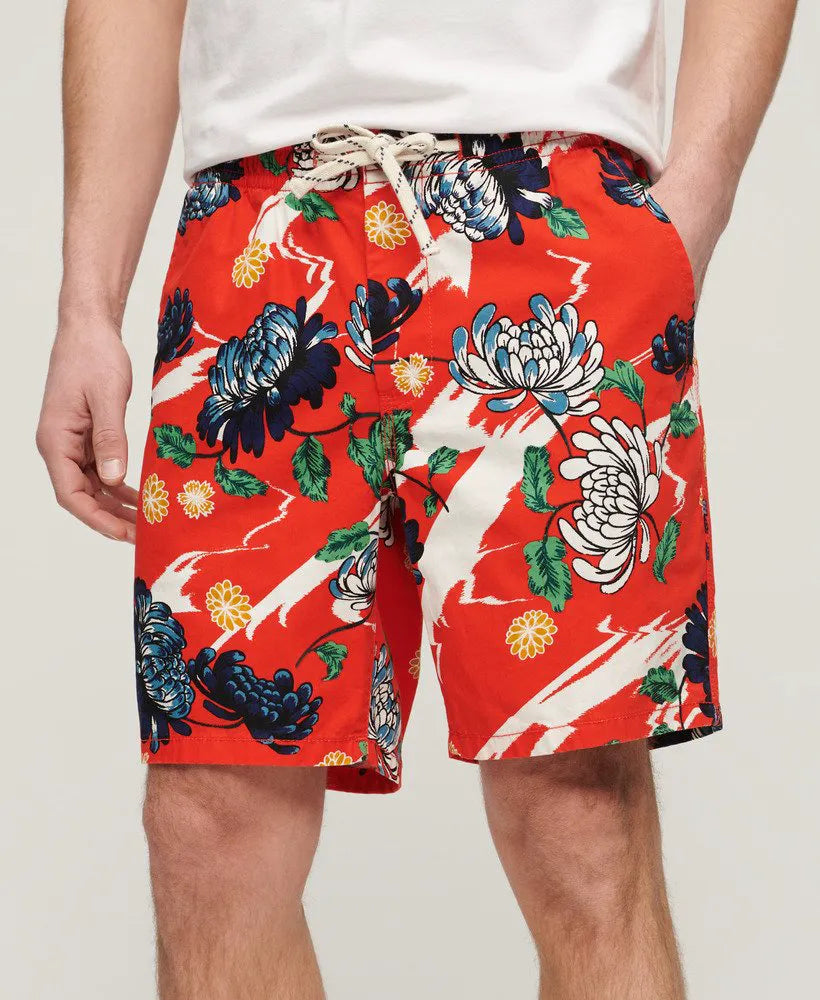 Aya Burnt Orange Floral