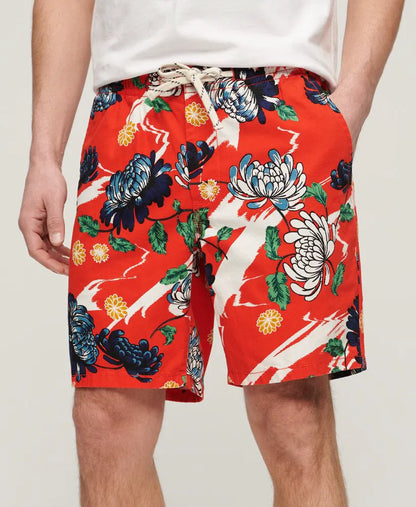 Aya Burnt Orange Floral