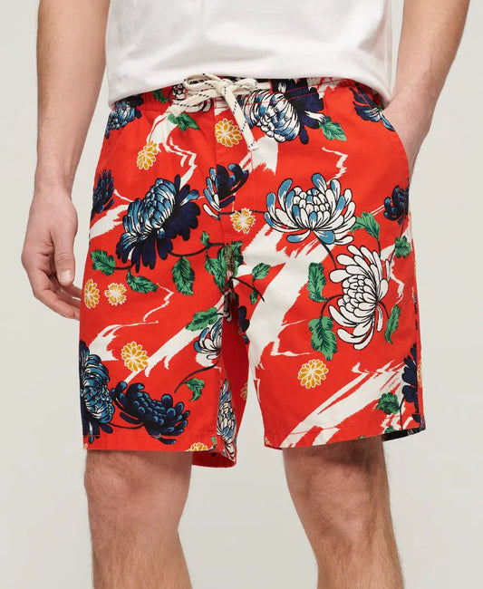 Aya Burnt Orange Floral