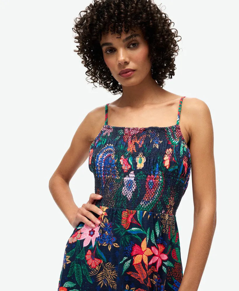 Vera Floral Navy