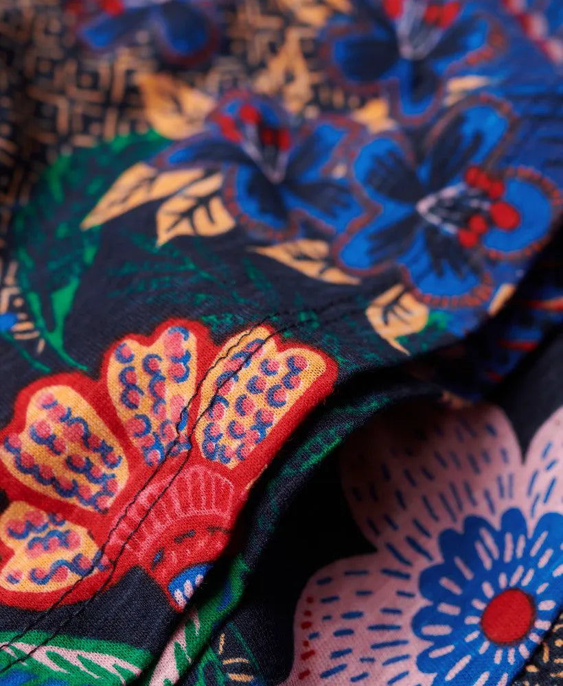 Vera Floral Navy