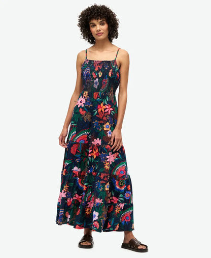 Vera Floral Navy