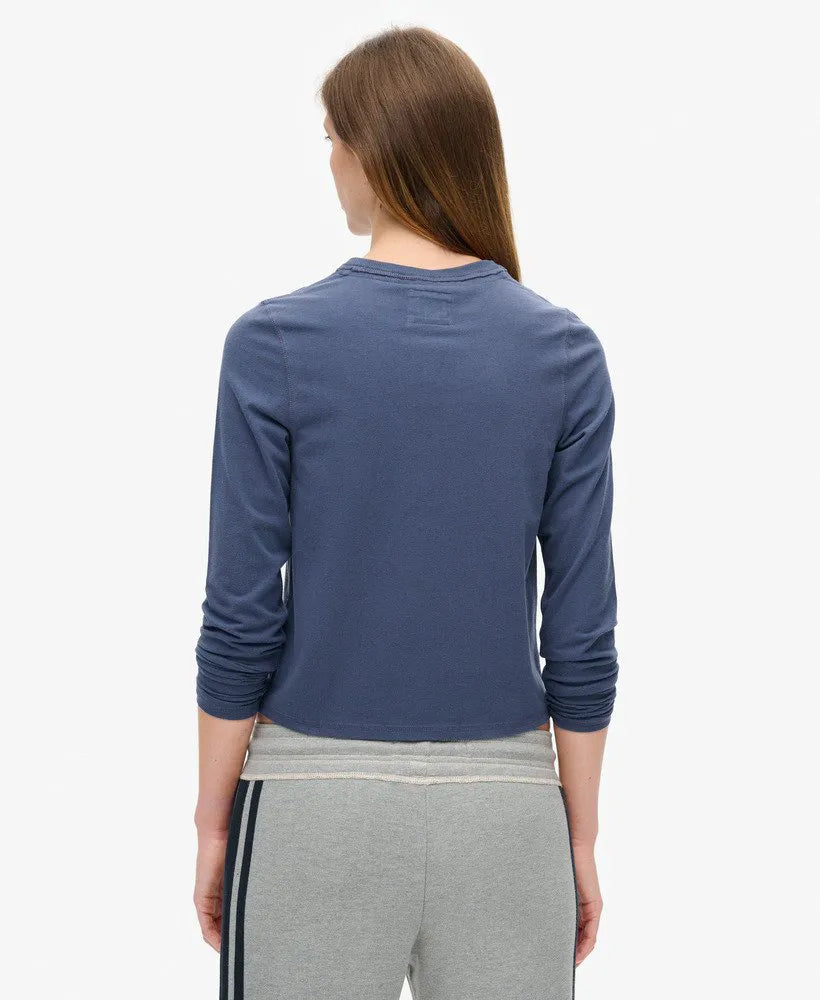 Athletic Essentials Ringer Slim Long Sleeved Top