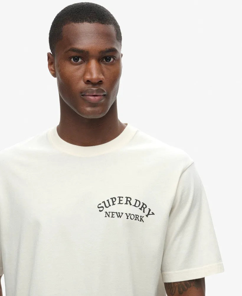Tattoo Back Graphic Loose T-Shirt