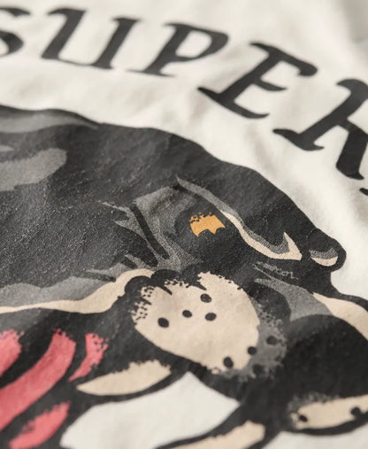 Tattoo Back Graphic Loose T-Shirt