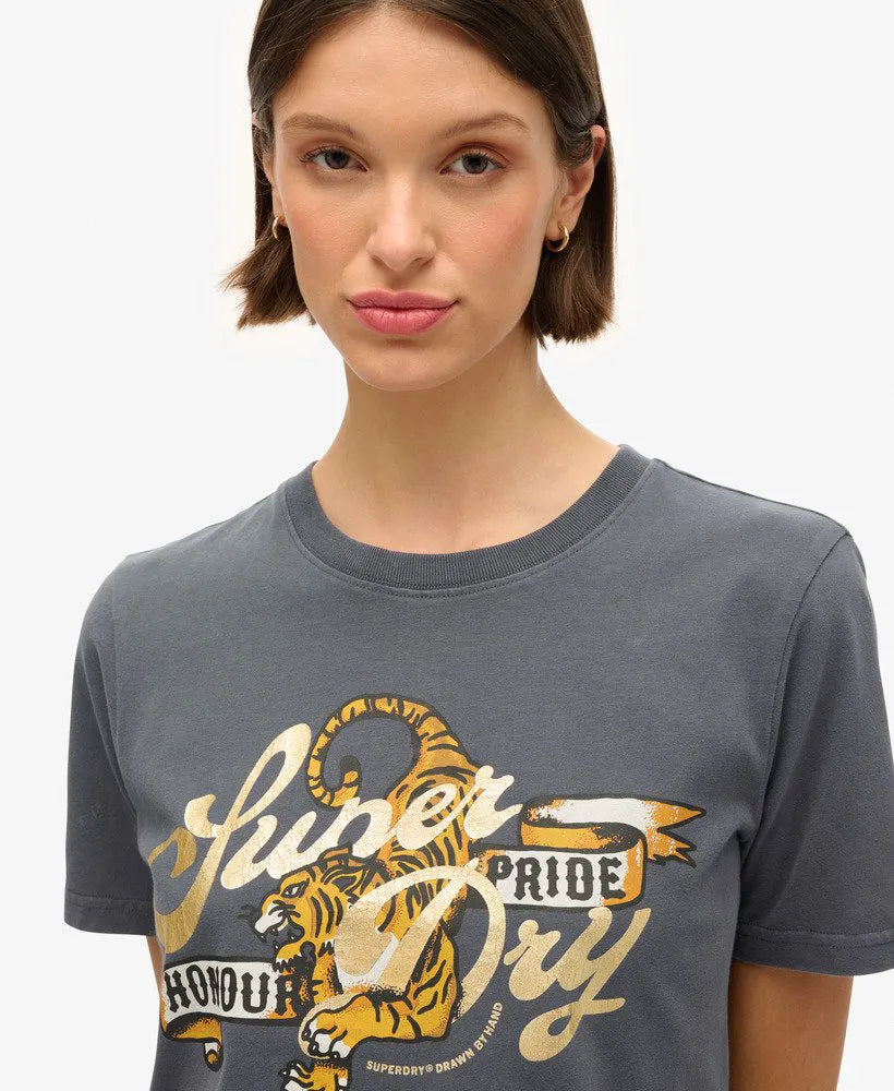 Tattoo Script Relaxed T-Shirt