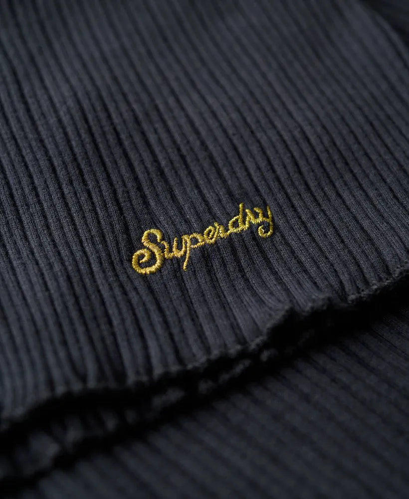 Essential Button Through Long Sleeve Top