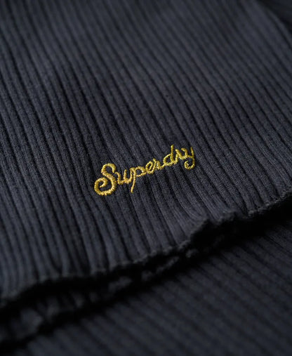 Essential Button Through Long Sleeve Top