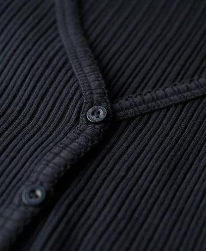 Essential Button Through Long Sleeve Top