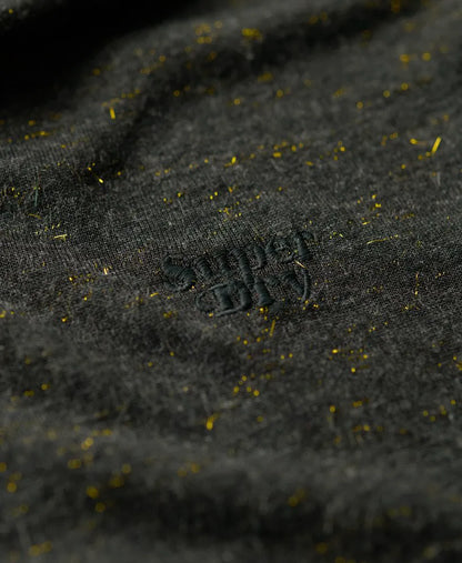 Studios Slub Embroidered V-Neckline T-Shirt