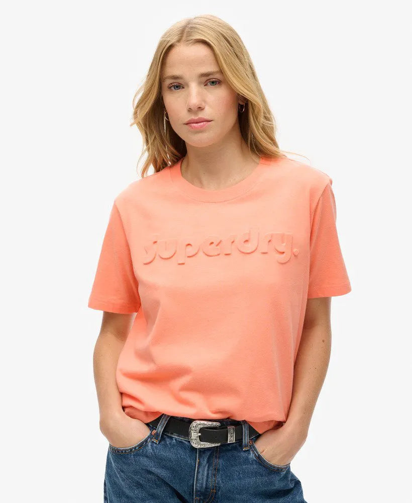 Embossed Logo Relaxed T-Shirt